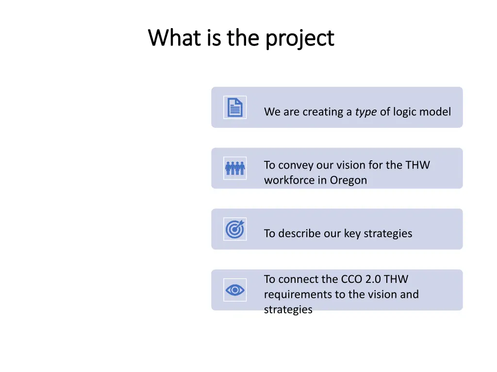 what is the project what is the project