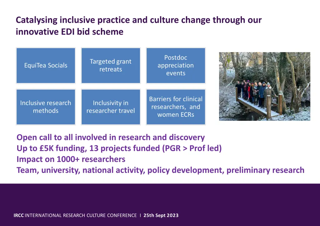 catalysing inclusive practice and culture change