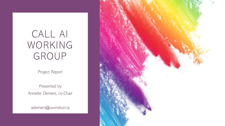 call ai working group