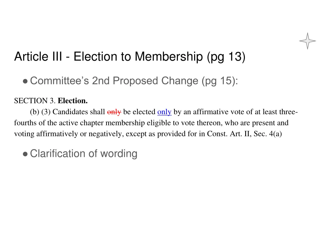article iii election to membership pg 13 2