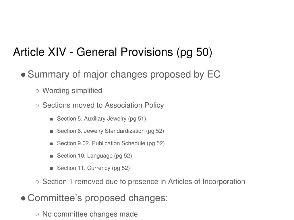 article xiv general provisions pg 50