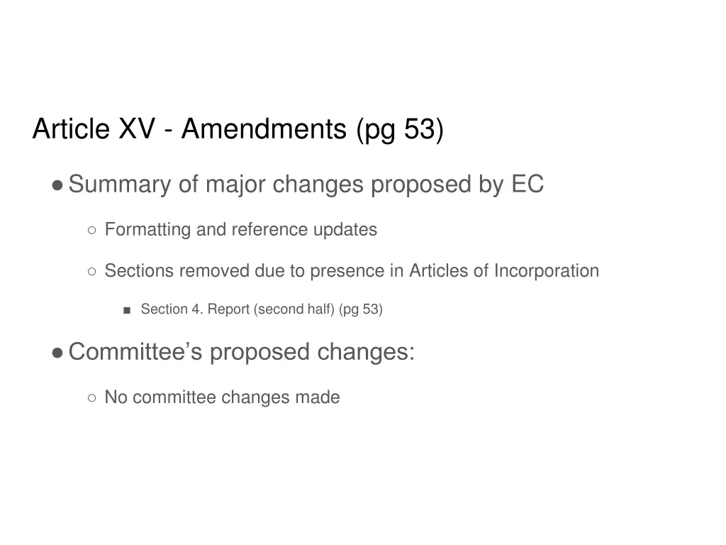 article xv amendments pg 53