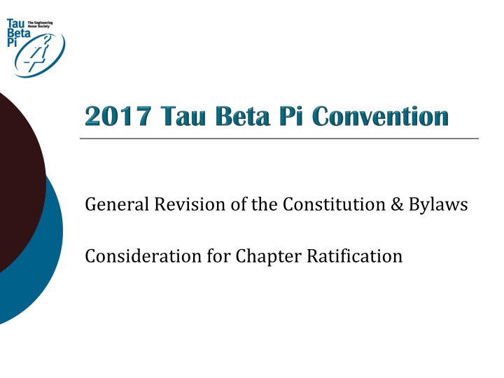 general revision of the constitution bylaws
