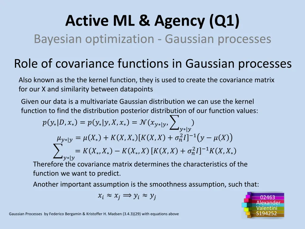 active ml agency q1 bayesian optimization