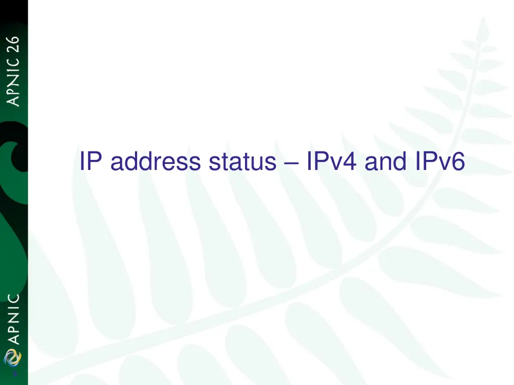 ip address status ipv4 and ipv6