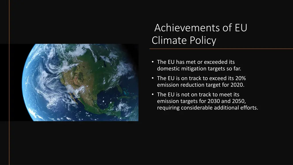 achievements of eu climate policy