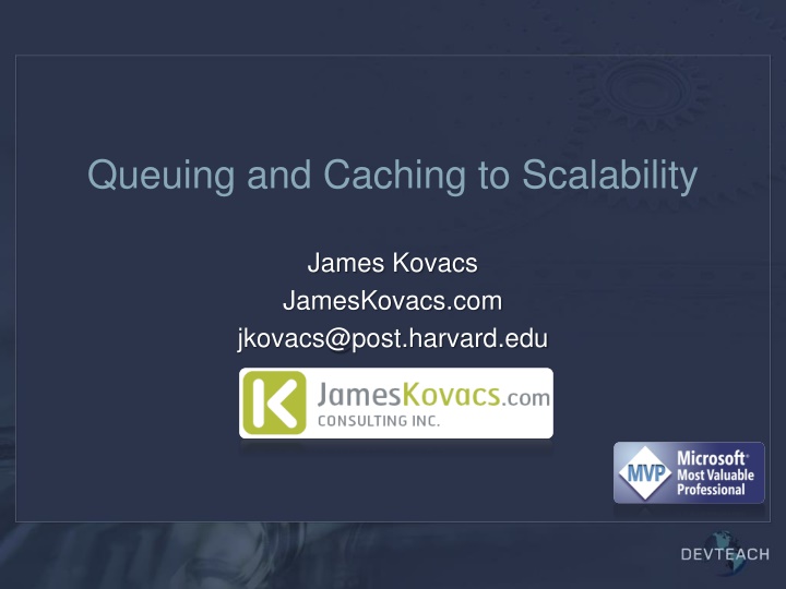 queuing and caching to scalability