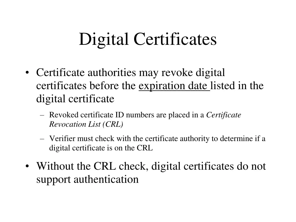 digital certificates 4