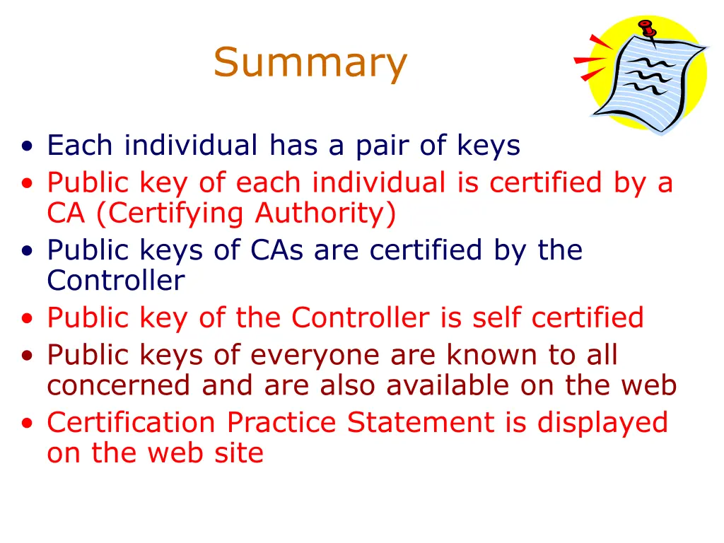 summary