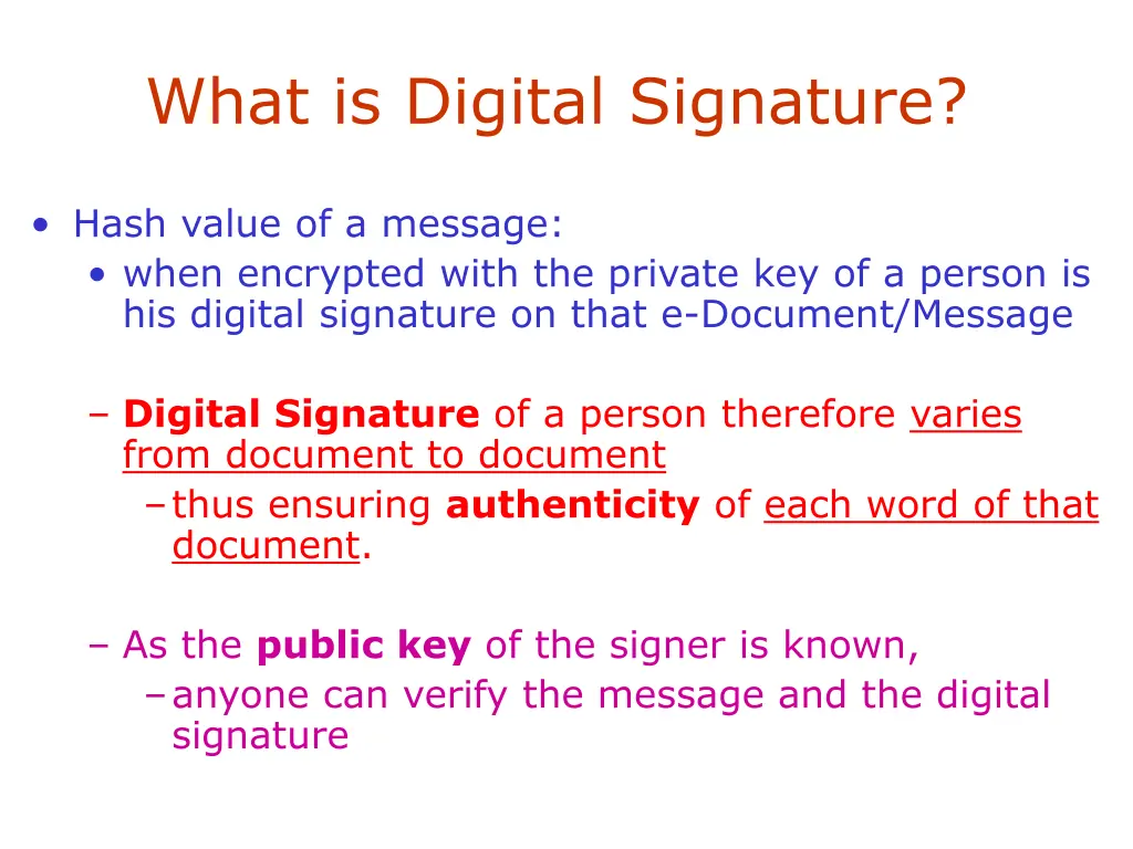 what is digital signature