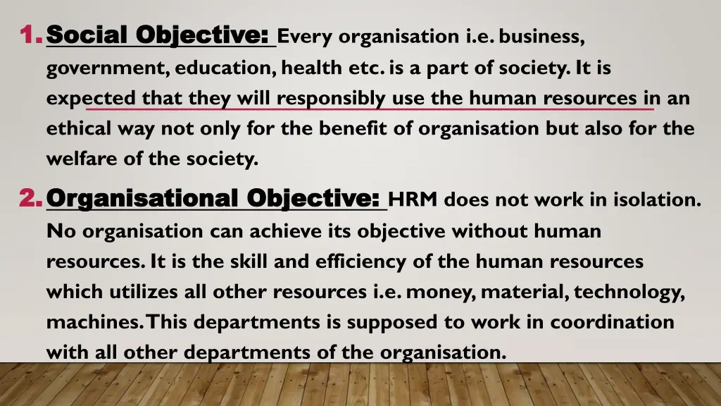 1 1 social objective social objective every