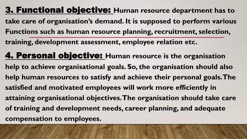 3 functional objective 3 functional objective