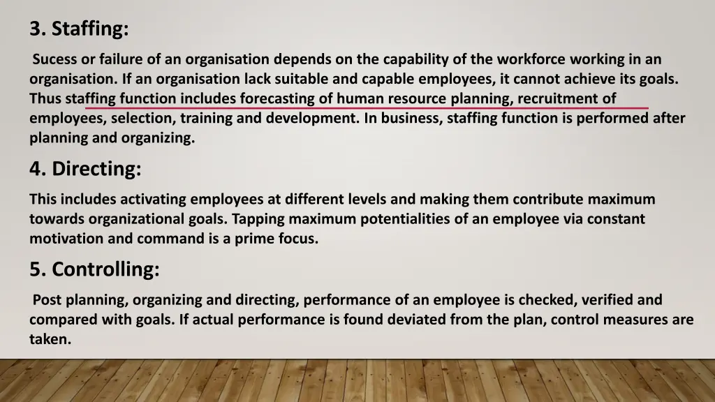 3 staffing
