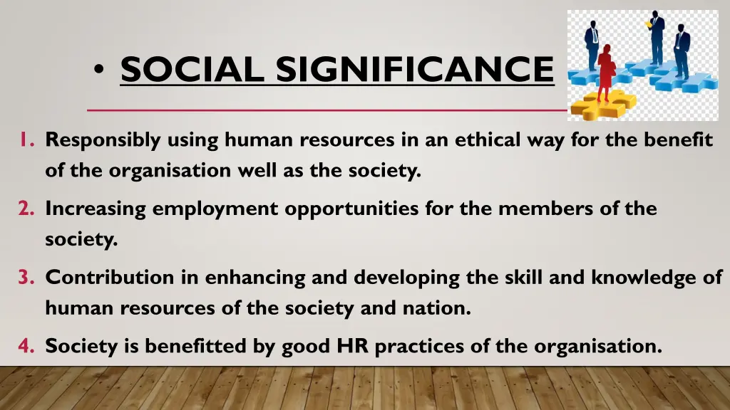 social significance
