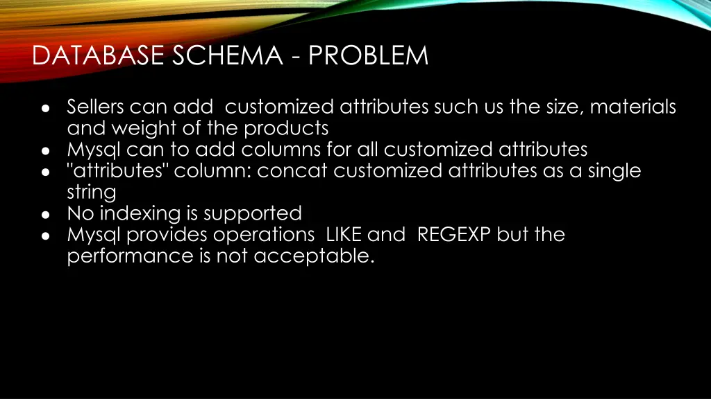 database schema problem