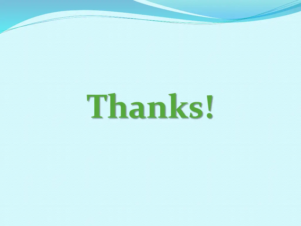 thanks