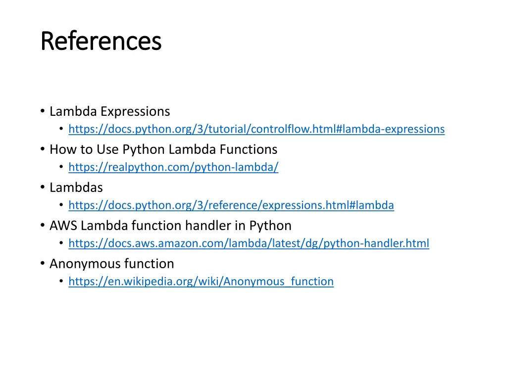 references references