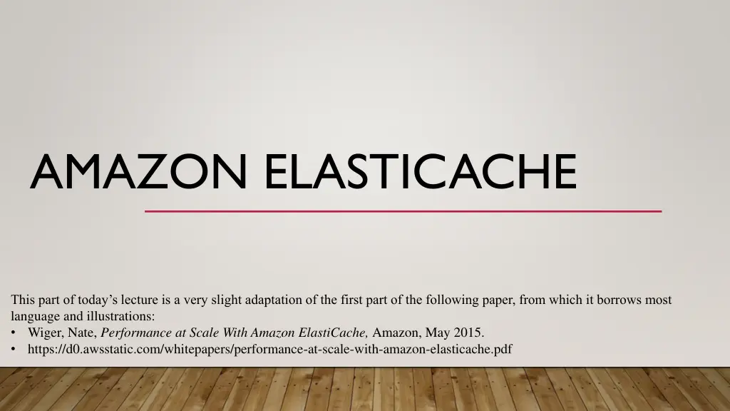 amazon elasticache