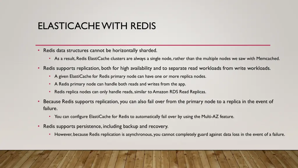 elasticache with redis