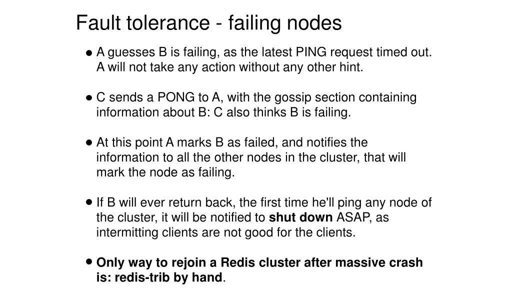 fault tolerance failing nodes