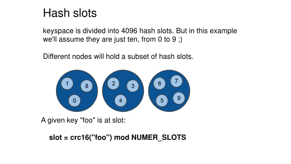 hash slots