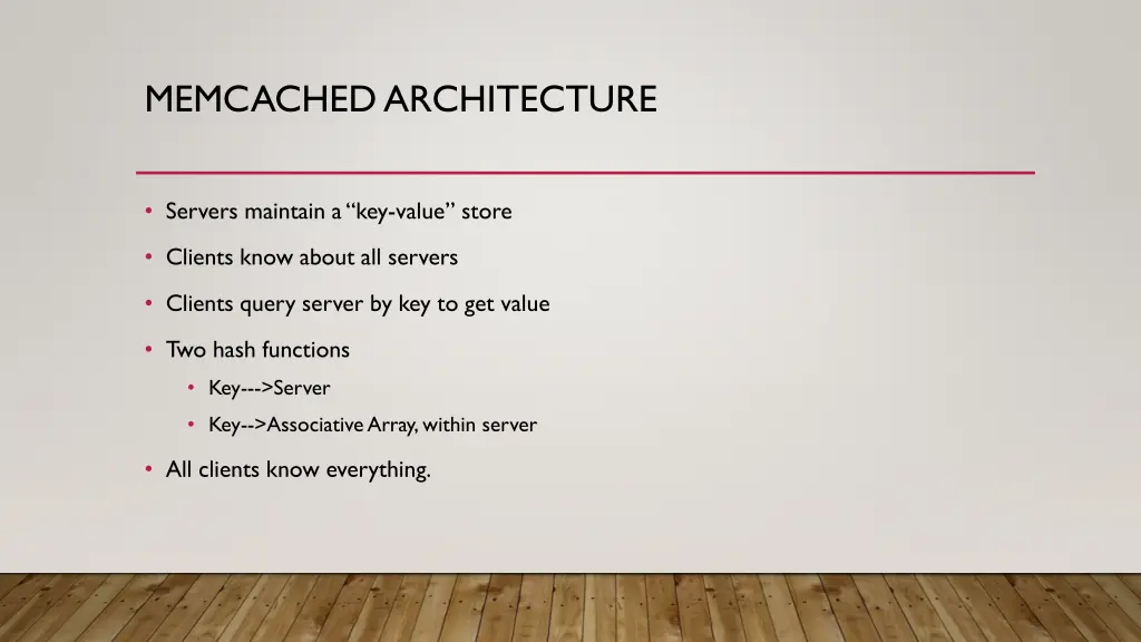 memcached architecture