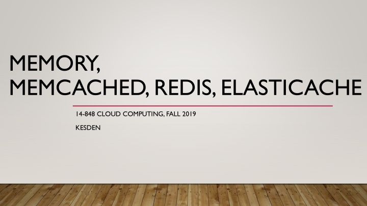 memory memcached redis elasticache