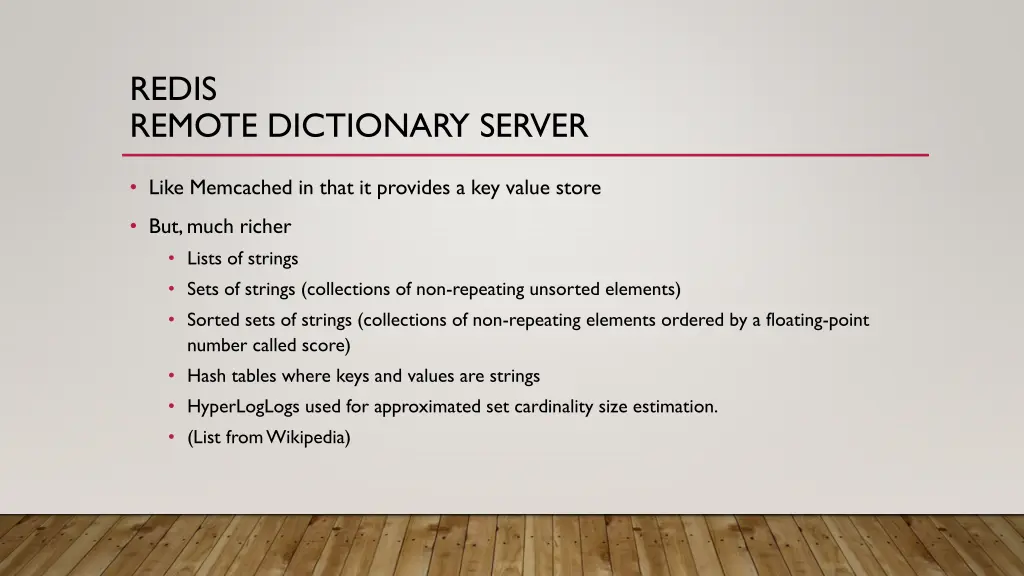 redis remote dictionary server