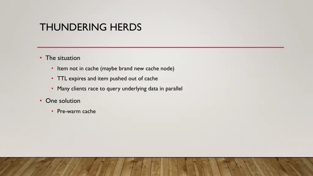 thundering herds