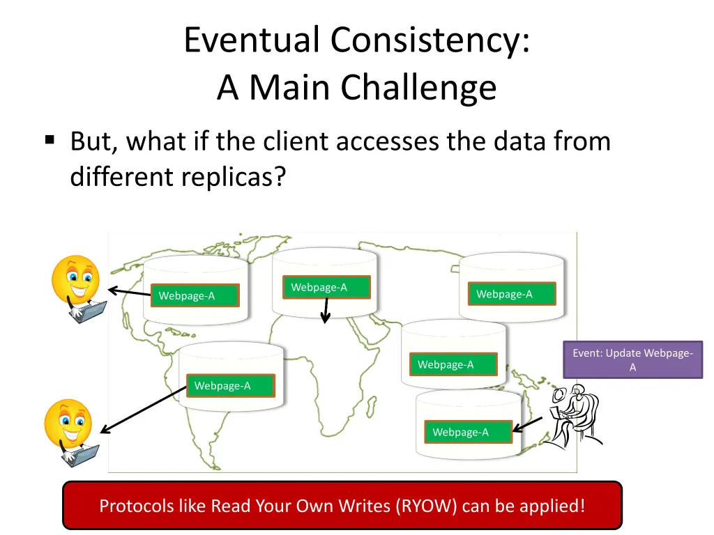 eventual consistency a main challenge but what