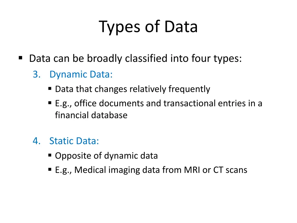 types of data 1
