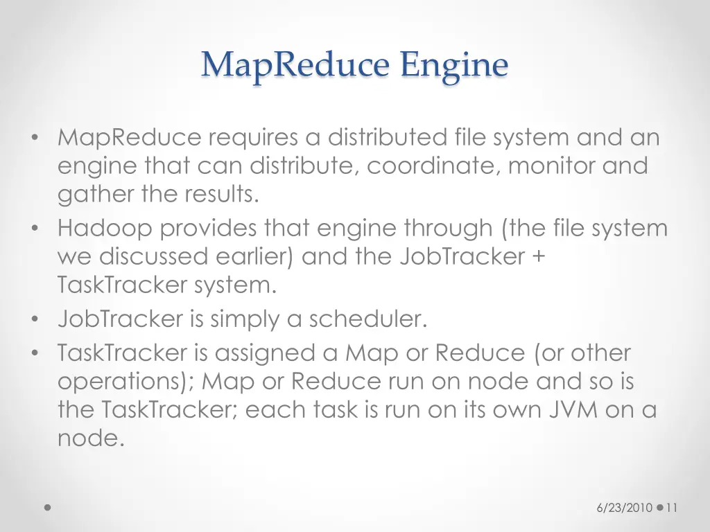 mapreduce engine