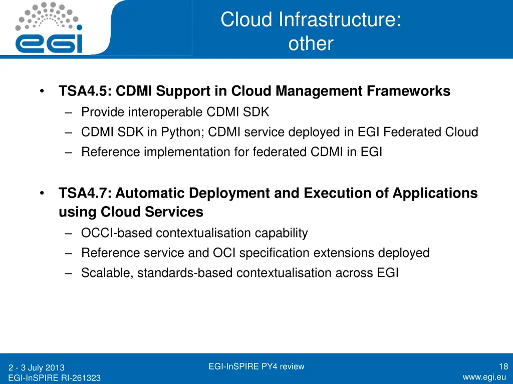 cloud infrastructure other