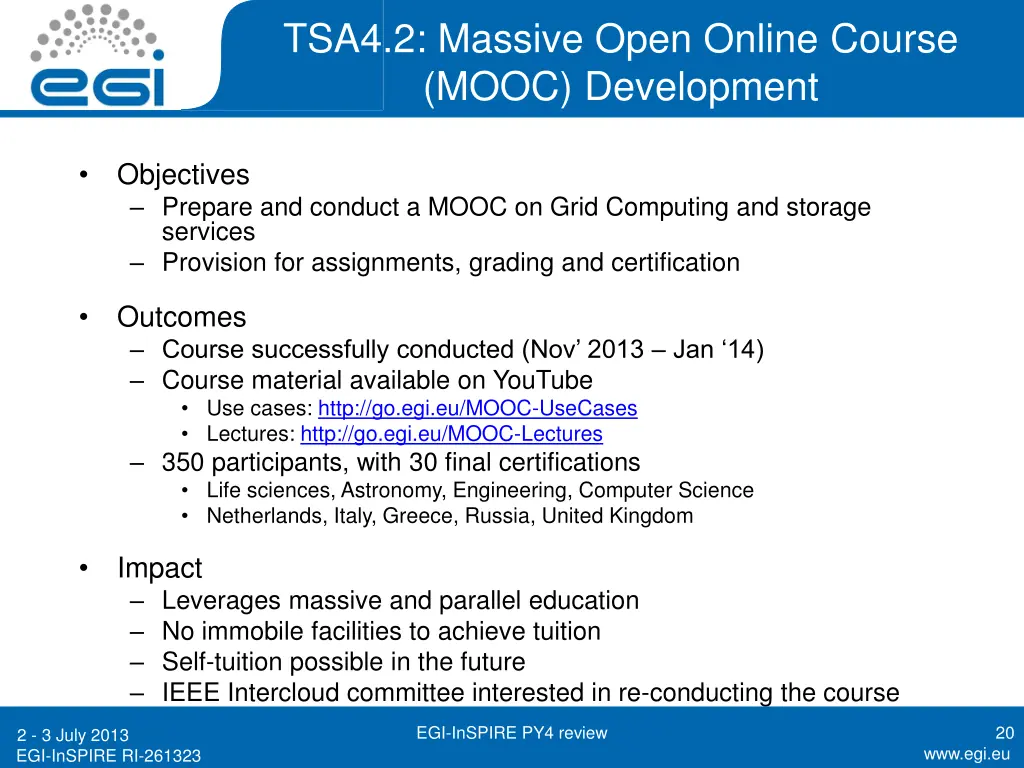 tsa4 2 massive open online course mooc development