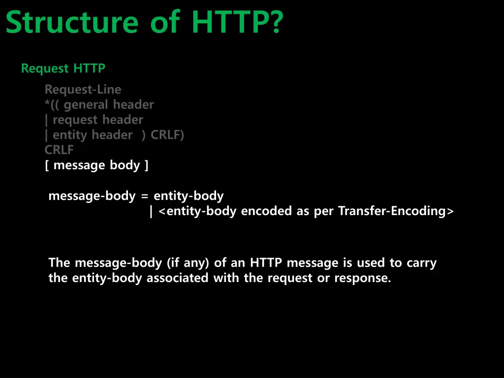 structure of http 10