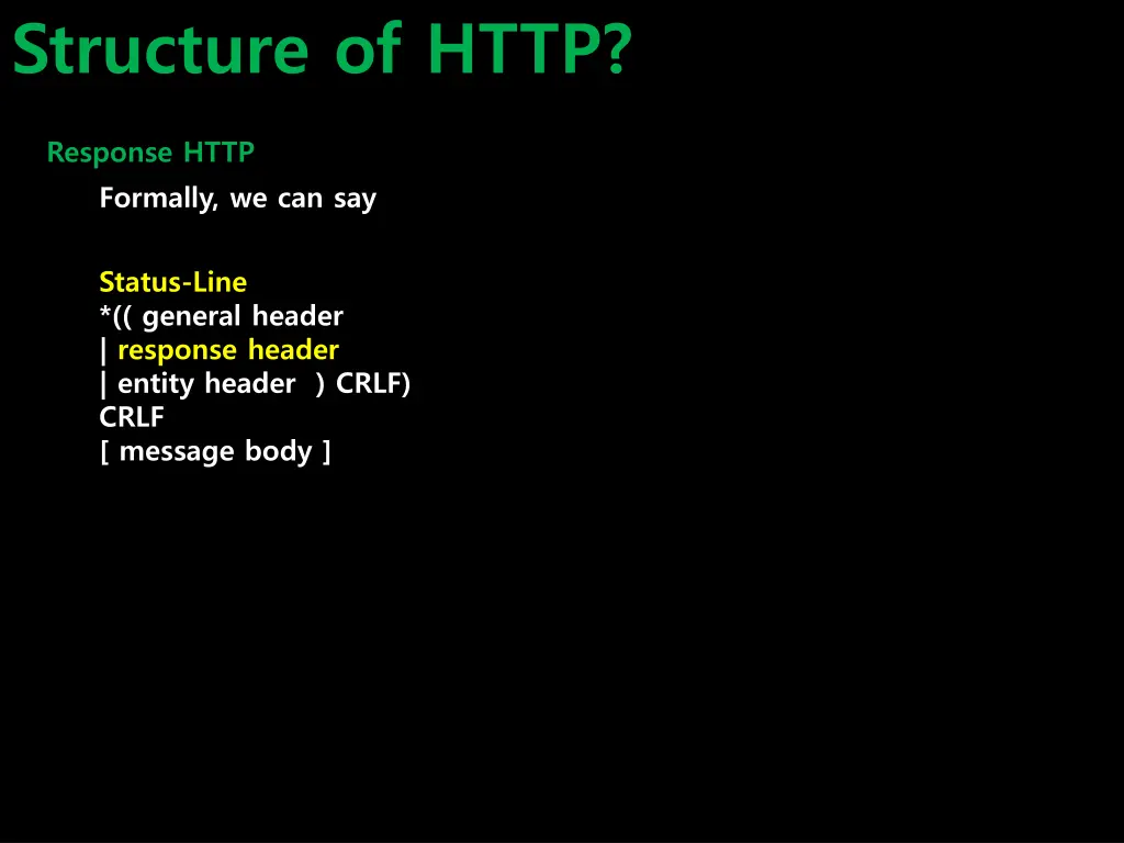 structure of http 12