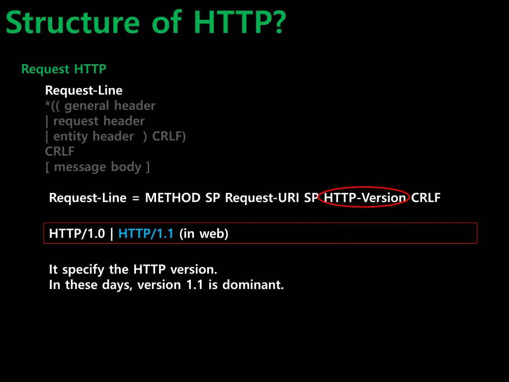 structure of http 7