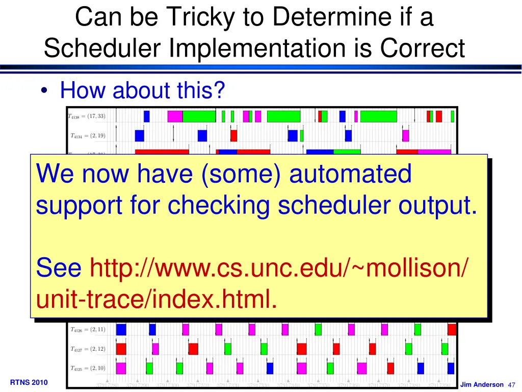 can be tricky to determine if a scheduler 1