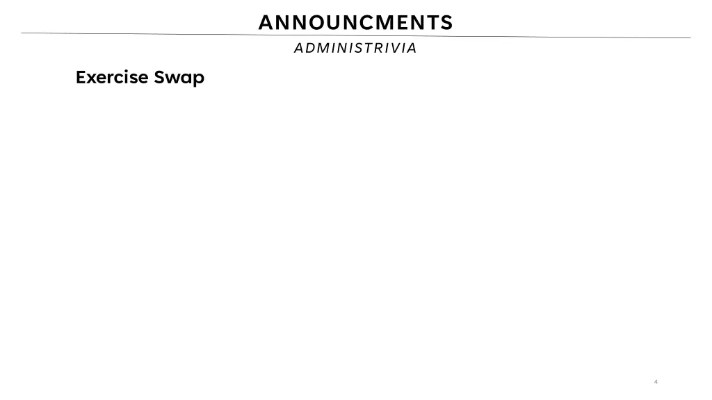 announcments administrivia 1