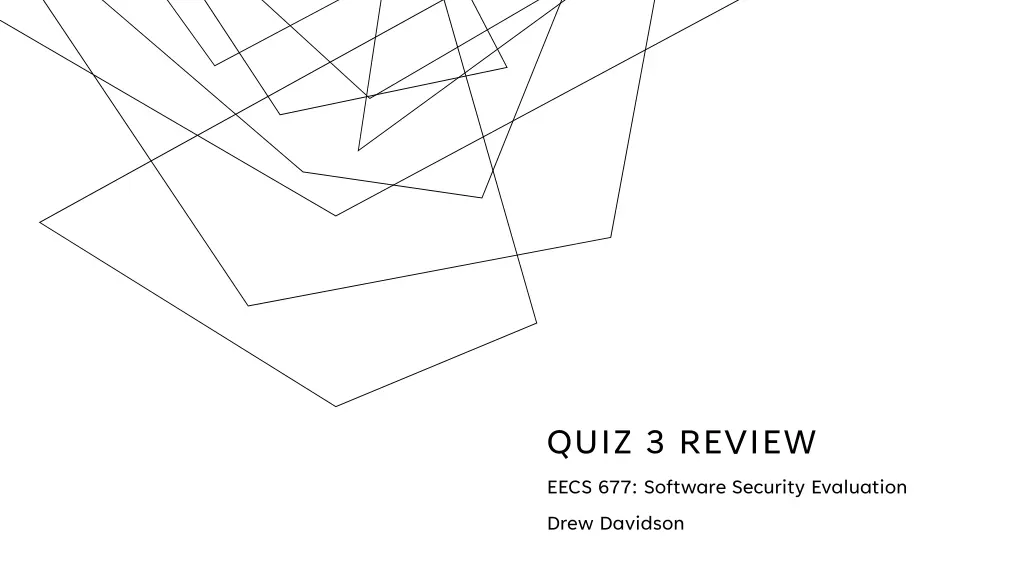 quiz 3 review eecs 677 software security