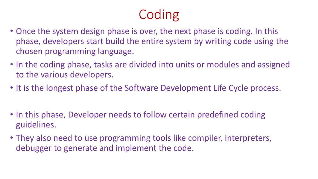 coding
