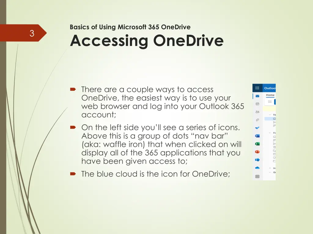 basics of using microsoft 365 onedrive accessing