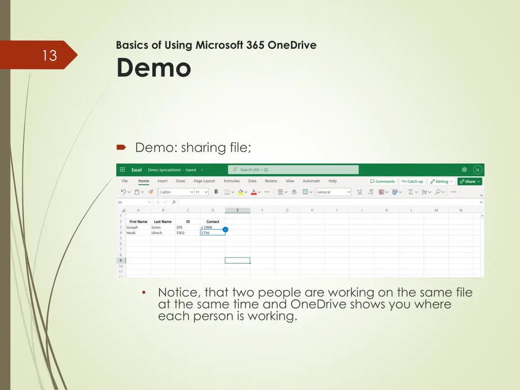 basics of using microsoft 365 onedrive demo