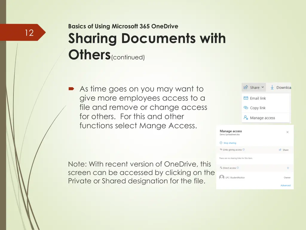 basics of using microsoft 365 onedrive sharing 4