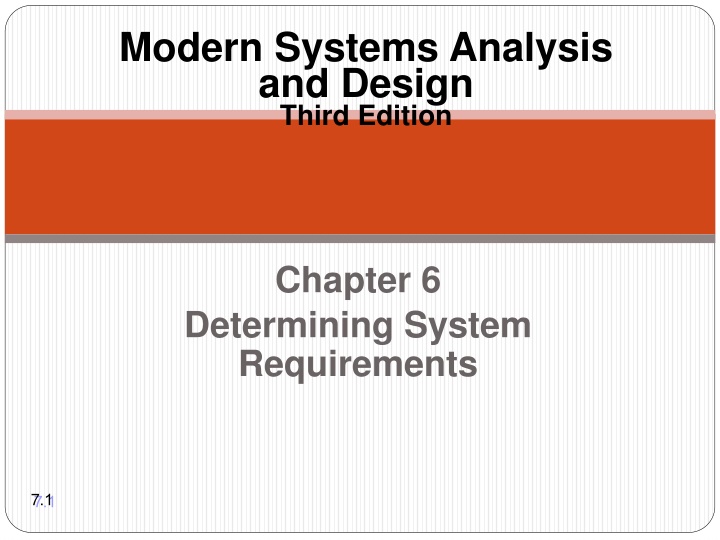 modern systems analysis and design third edition