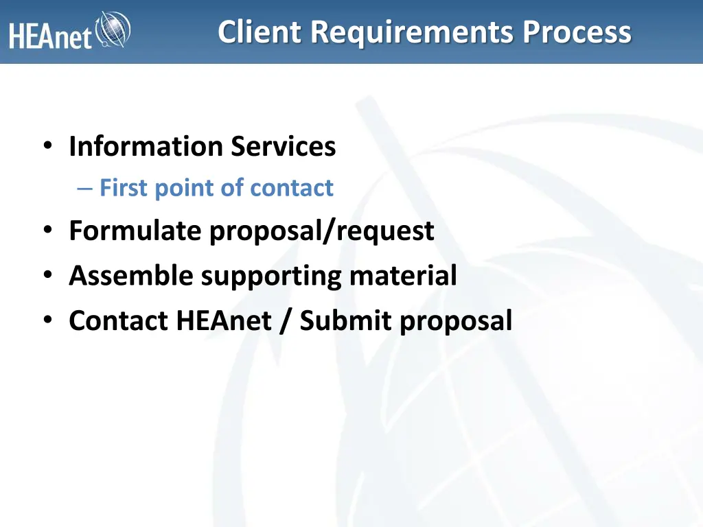 client requirements process 2