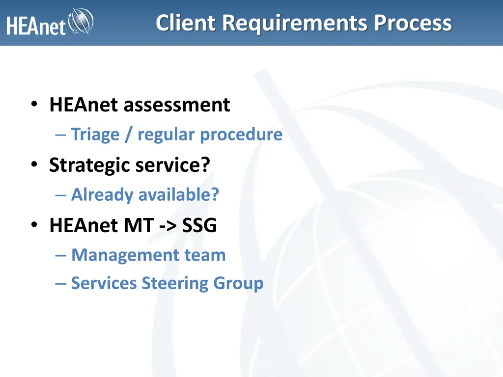 client requirements process 3