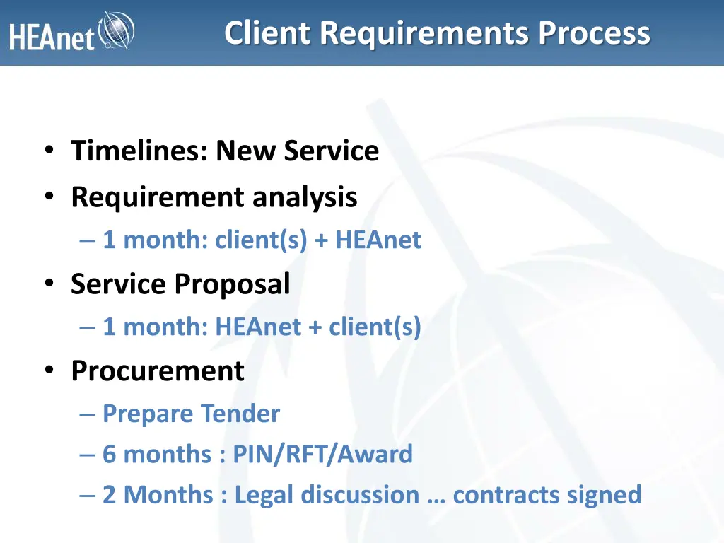 client requirements process 4