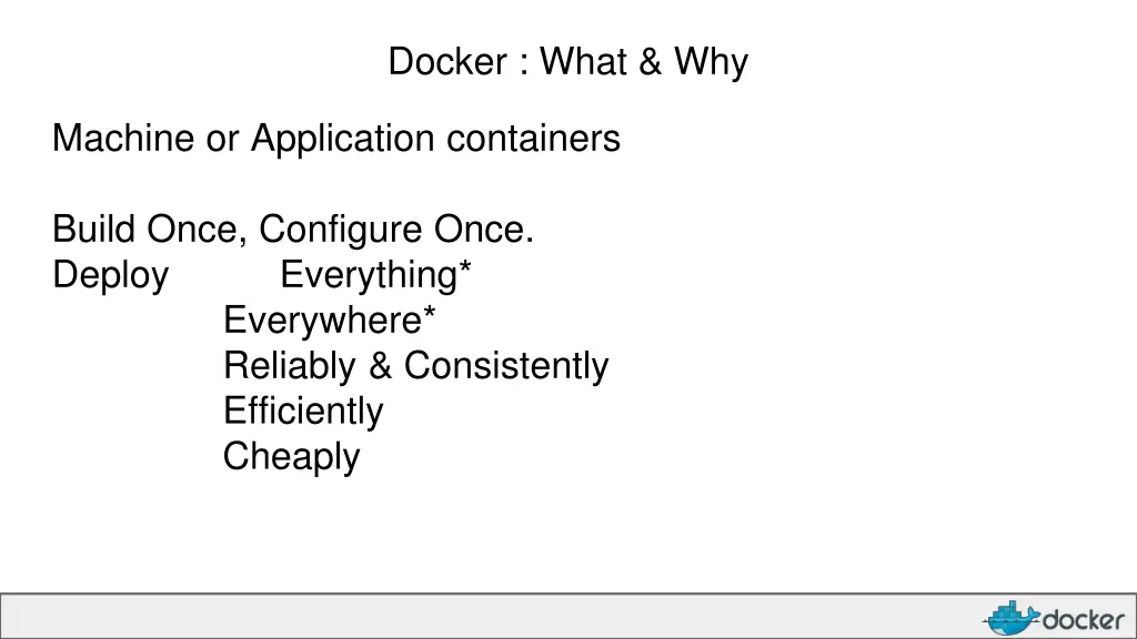 docker what why