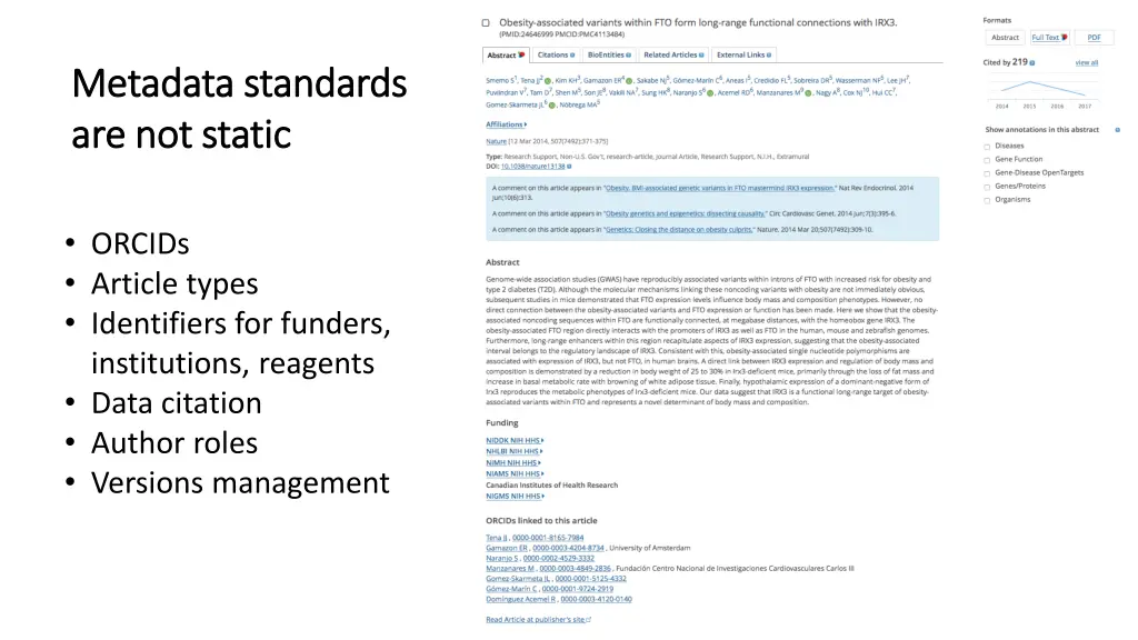 metadata standards metadata standards